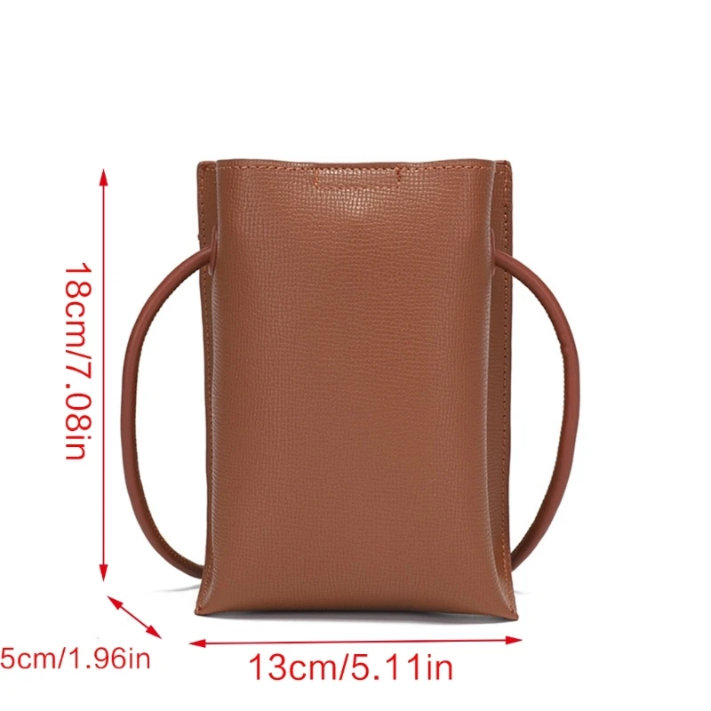 Компактная и универсальная вертикальная сумка для телефона, наплечная сумка, подходящая для повседневного использования и путешествий Изображение 5 