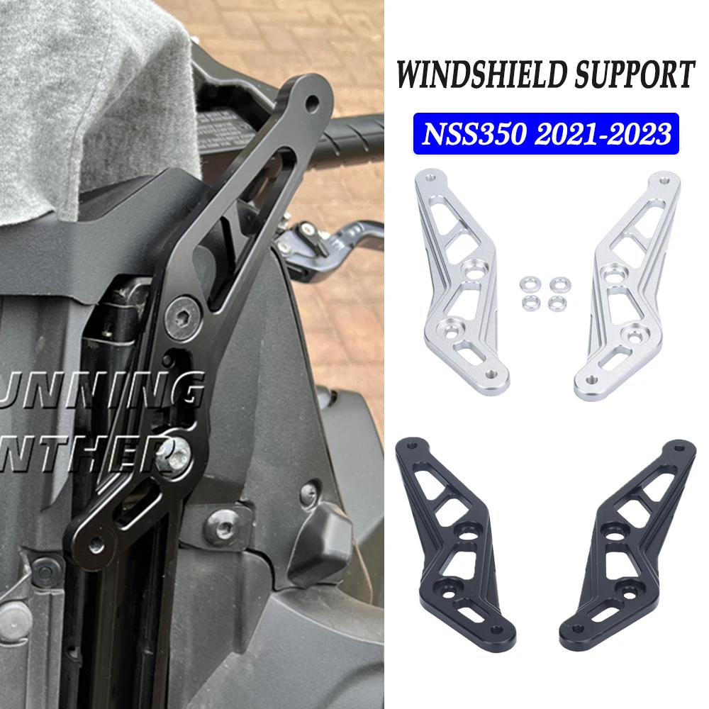 Комплект держателя кронштейна для крепления ветрового стекла нового мотоцикла с регулируемым лобовым стеклом для Honda NSS350 NSS 350 2021 2022 2023