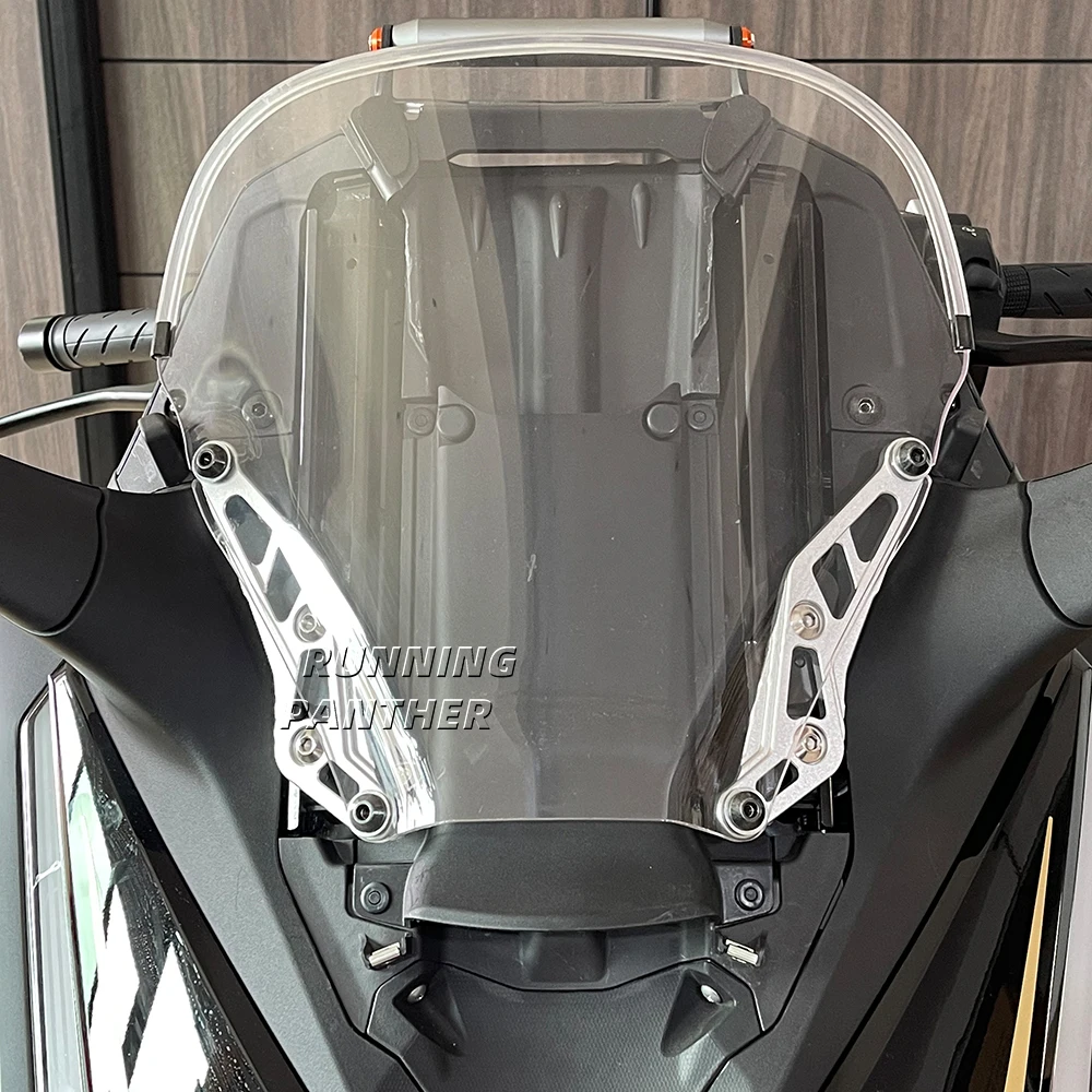 Комплект держателя кронштейна для крепления ветрового стекла нового мотоцикла с регулируемым лобовым стеклом для Honda NSS350 NSS 350 2021 2022 2023 Изображение 1 