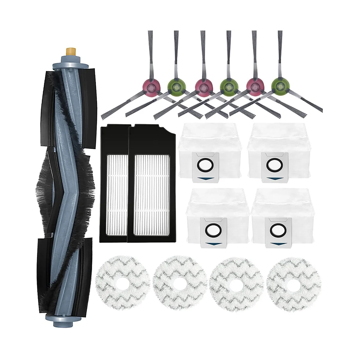 Комплекты аксессуаров для замены, совместимые для робота-пылесоса DEEBOT X1 Omni/X1 TURBO
