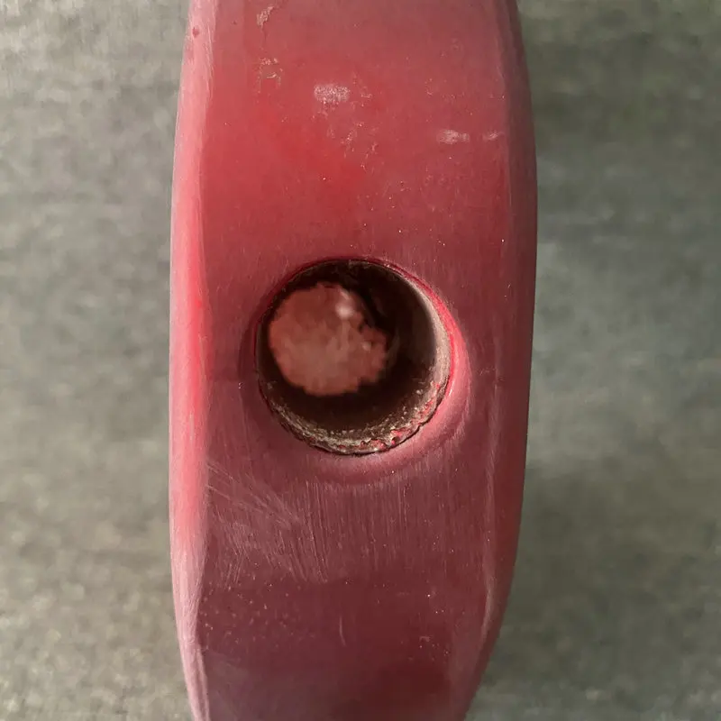 Корпус электрогитары DB643 Tele Окрашен в красный цвет, окрашены повреждения и загрязнены Стандартные гитарные детали TL для 6 струн заменены Изображение 5 