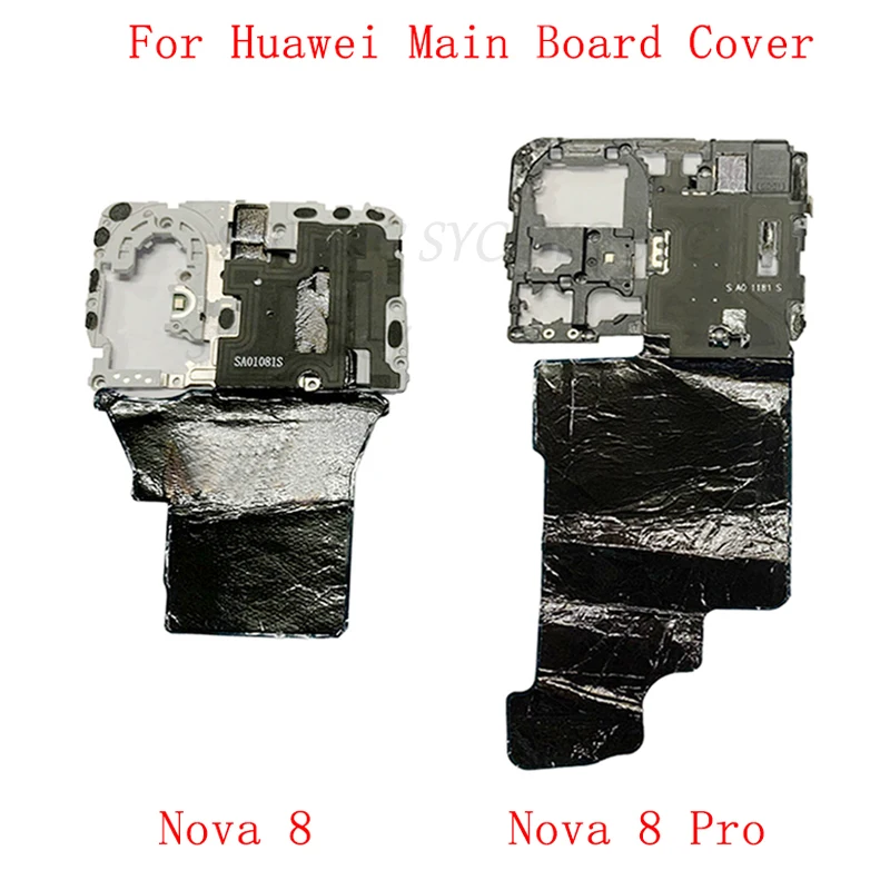 Крышка основной платы Рамка задней камеры для Huawei Nova 8 Pro, Запчасти для ремонта модуля крышки основной платы