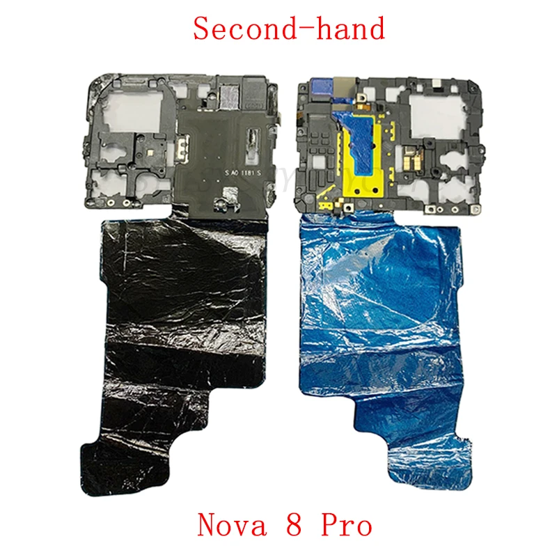 Крышка основной платы Рамка задней камеры для Huawei Nova 8 Pro, Запчасти для ремонта модуля крышки основной платы Изображение 2 