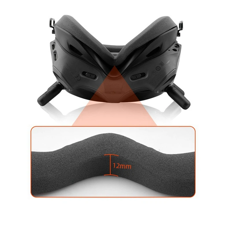 Летающие очки V2 Маска Подушка Перекрестный наглазник Губка Нескользящий защитный чехол Запасные части Изображение 4 