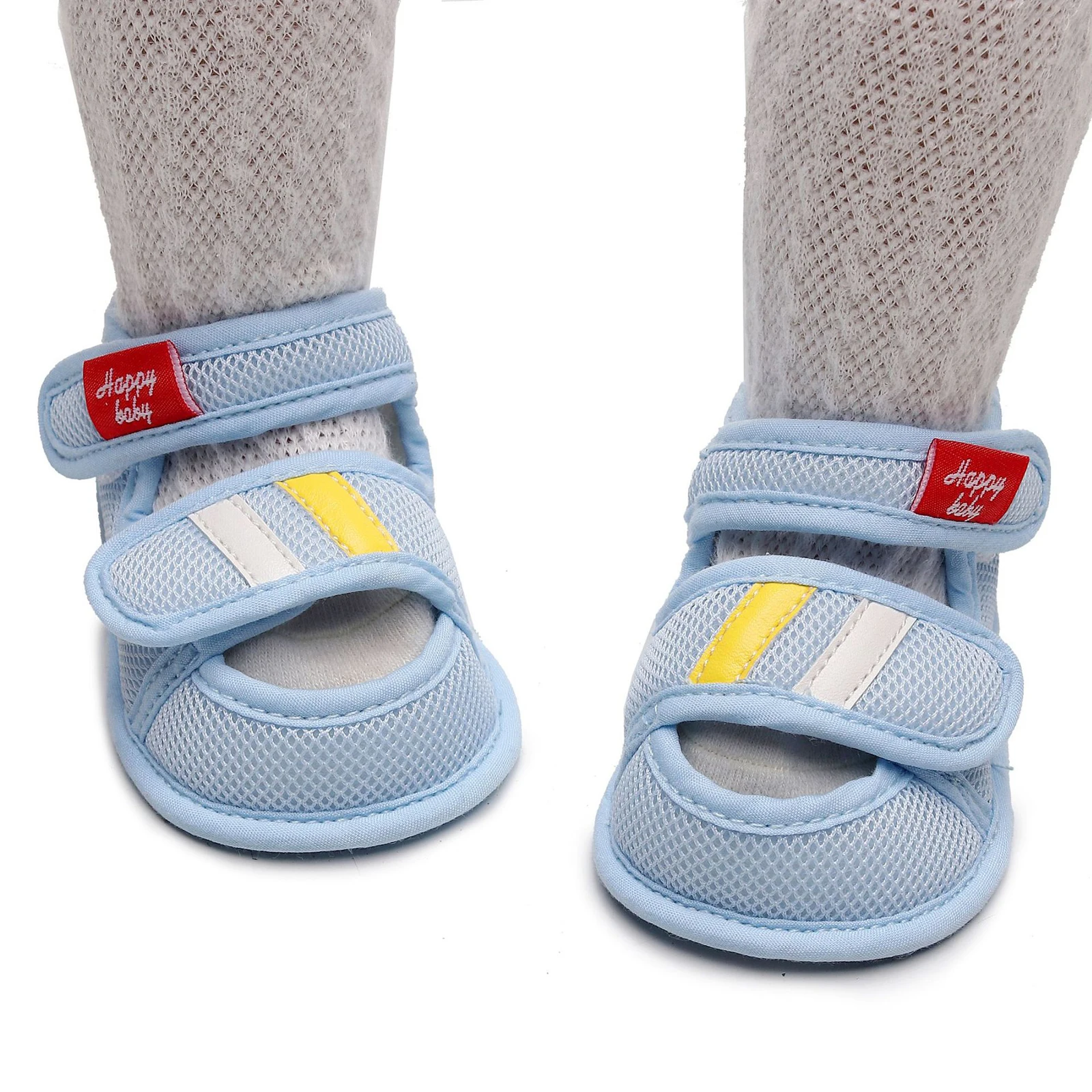 Летние повседневные сандалии для маленьких девочек, сетчатые туфли на нескользящей мягкой подошве для школьной вечеринки на открытом воздухе Изображение 2 