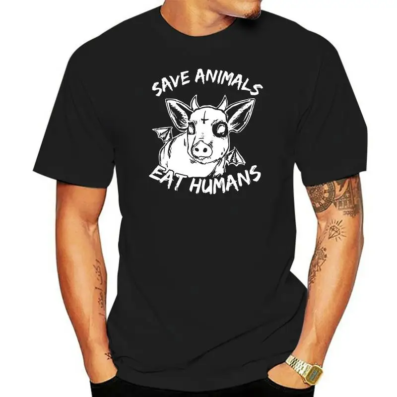 Летняя футболка с круглым вырезом sove onimols Eot Humons, футболка с изображением коровьей телки Сотоник, футболка с крестом