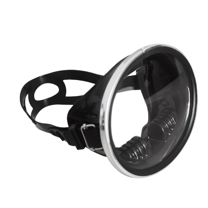 Маска для фридайвинга с защитой от запотевания и водонепроницаемости в ретро-стиле, маска для подводного плавания, рыболовная маска, мужские плавательные очки, снаряжение для дайвинга Изображение 0 