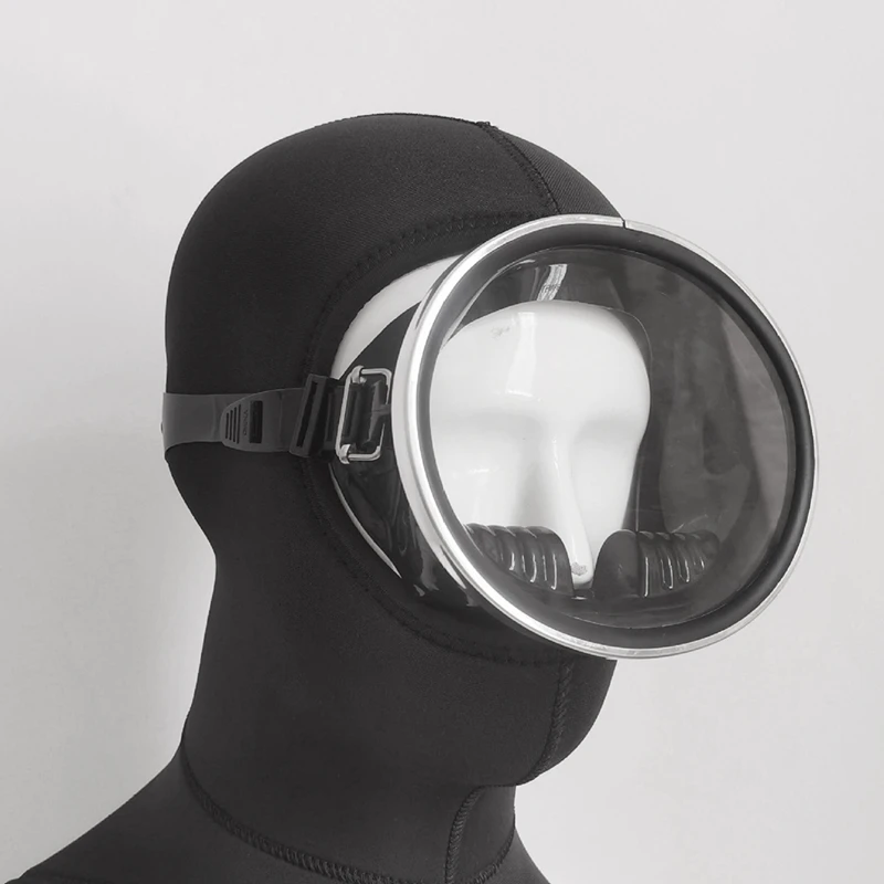 Маска для фридайвинга с защитой от запотевания и водонепроницаемости в ретро-стиле, маска для подводного плавания, рыболовная маска, мужские плавательные очки, снаряжение для дайвинга Изображение 3 