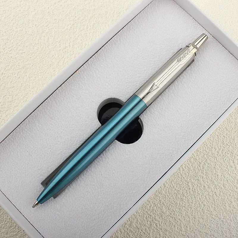 Металлическая шариковая ручка, рекламные ручки G2, заправляемые синими чернилами, Автоматические шариковые ручки для школьных канцелярских принадлежностей, офисная ручка Изображение 3 