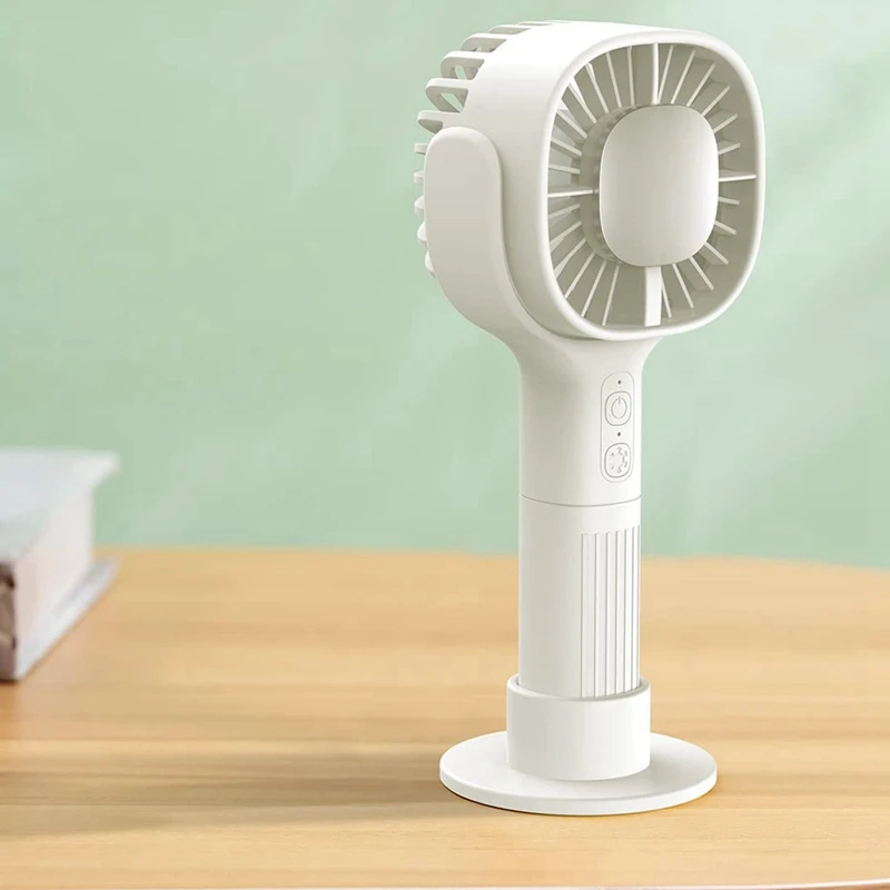 Мини-вентилятор Портативный настольный Электрический вентилятор Портативный вентилятор с 3-ступенчатой регулировкой объема воздуха Изображение 3 