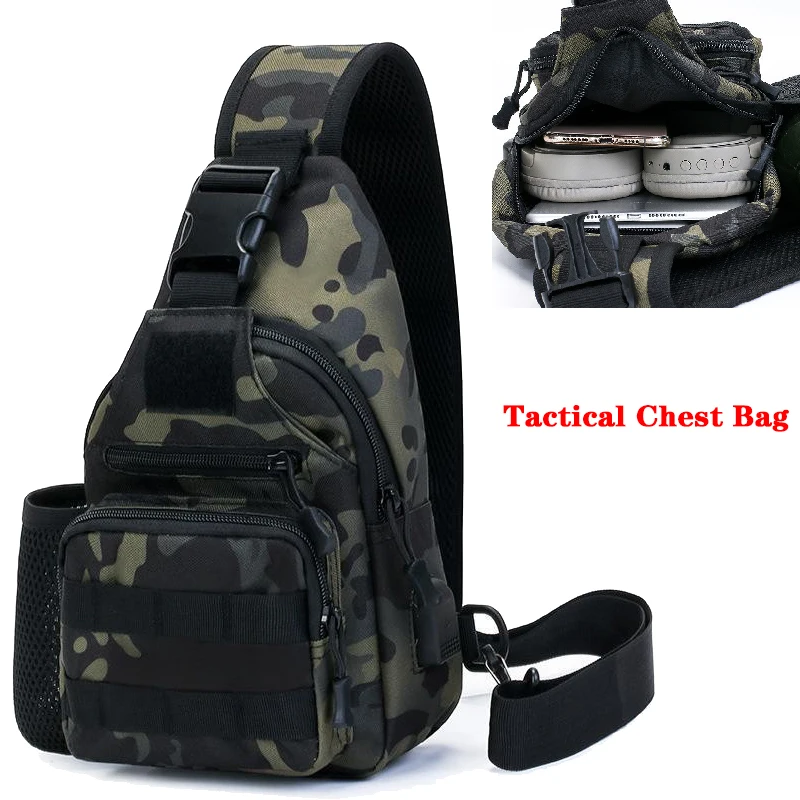 Многофункциональная военно-тактическая сумка через плечо, уличный велосипед, Спортивная дорожная сумка для пеших прогулок, Портативное снаряжение для охоты и кемпинга Изображение 0 