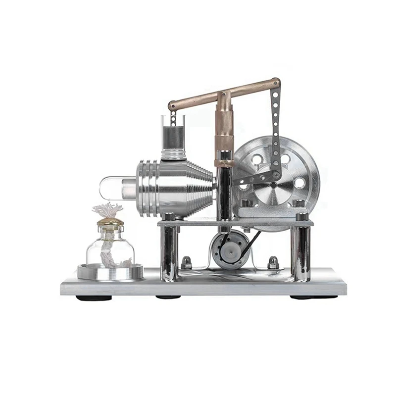 Модель Сбалансированного двигателя Стирлинга Паровая Энергетика Физика Популярная наука Небольшое производство Изобретение Эксперимент Образовательные Инструменты Изображение 4 