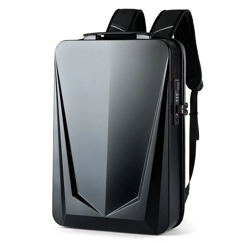 Модная игровая киберспортивная сумка для ПК с клавиатурой в твердом корпусе, рюкзак для ноутбука, водонепроницаемый деловой мужской рюкзак, сумка для студентов колледжа Изображение 5 
