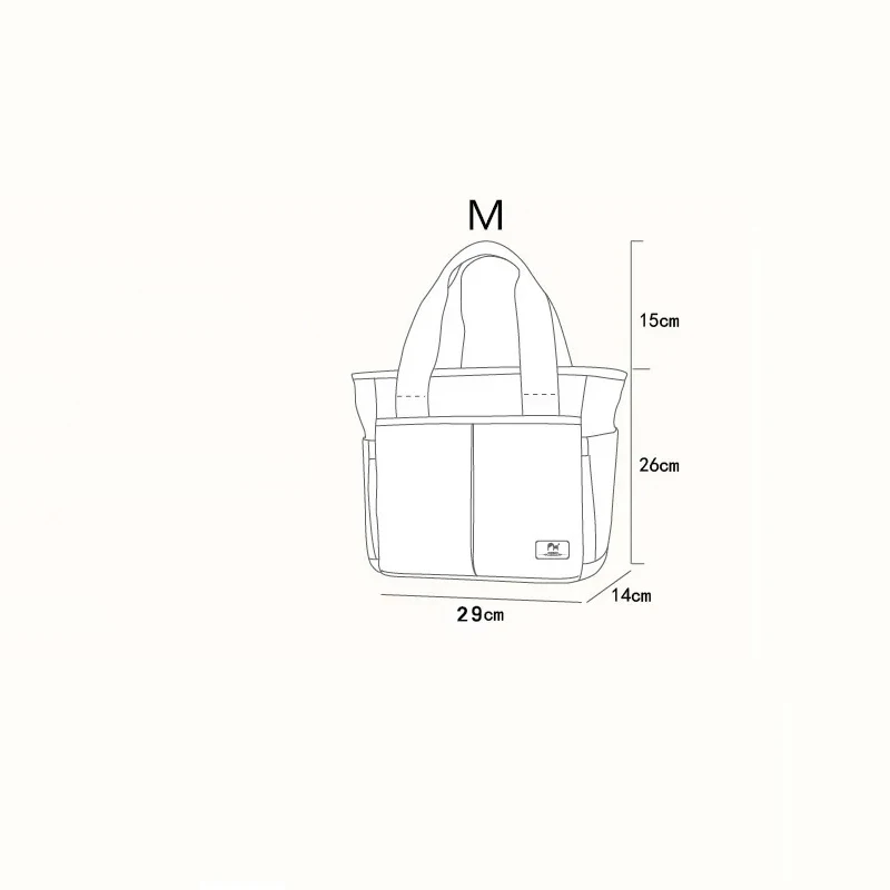Модная сумка для беременных на молнии, сумка для подгузников с несколькими карманами, сумка для кормления ребенка, сумка для коляски, повседневная сумка через плечо для мамы Изображение 4 