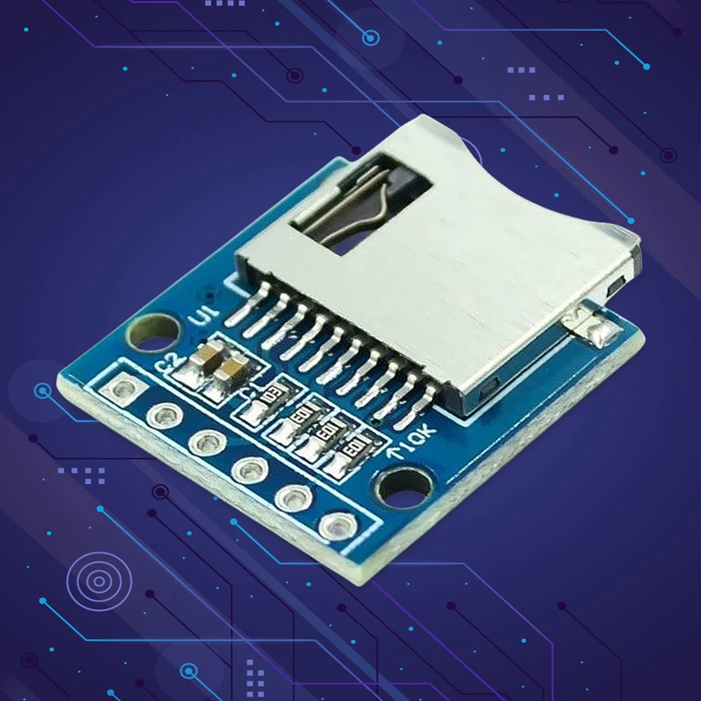Модуль Micro SD SPI Плата Расширения Хранилища 5V 3.3V Micro SD TF Карта Модуль Защиты Памяти для Arduino DIY Kit Изображение 0 