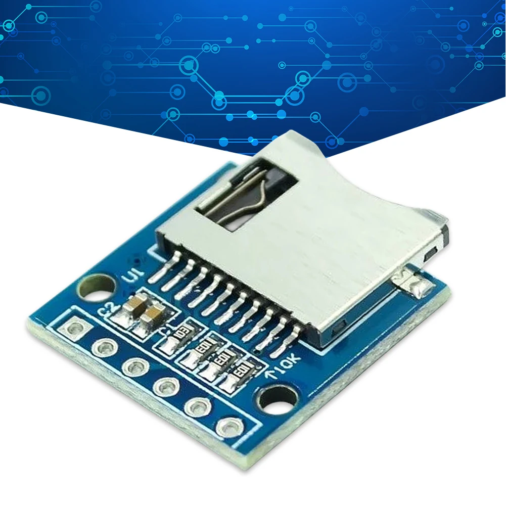 Модуль Micro SD SPI Плата Расширения Хранилища 5V 3.3V Micro SD TF Карта Модуль Защиты Памяти для Arduino DIY Kit Изображение 1 