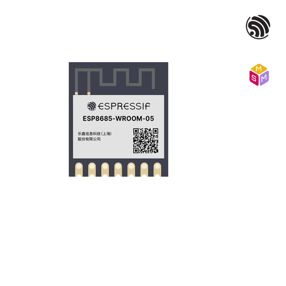 Модуль RISC-V 32 MCU RF Bluetooth 5 WiFi 802.11b g n 20 дБм ESP8685-WROOM-05-H4