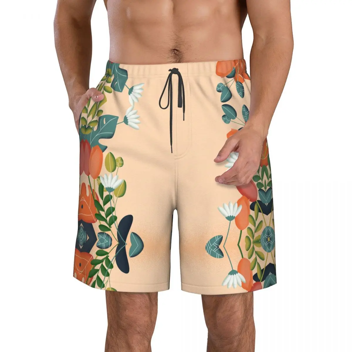 Мужские быстросохнущие плавки для летних пляжных шорт, брюки, пляжные шорты 524811711 B476