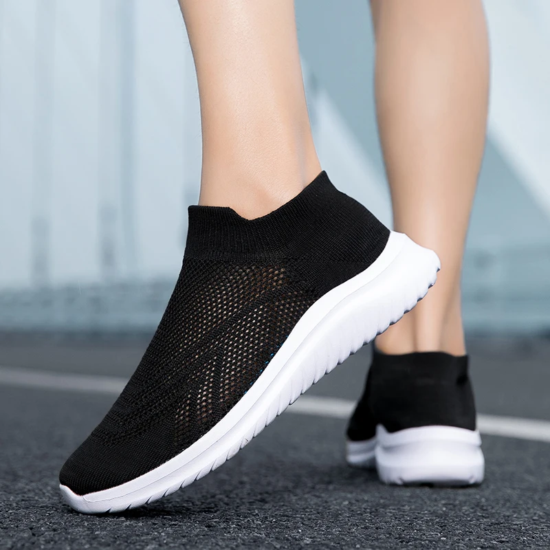 Мужские кроссовки для бега, ультралегкая дышащая удобная обувь для ходьбы, повседневные модные кроссовки, сетчатая обувь для тренировок Изображение 3 