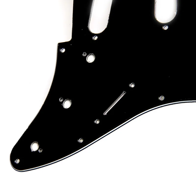 Накладка для электрогитары B36F 3-слойная черная накладка для Strat New Изображение 2 