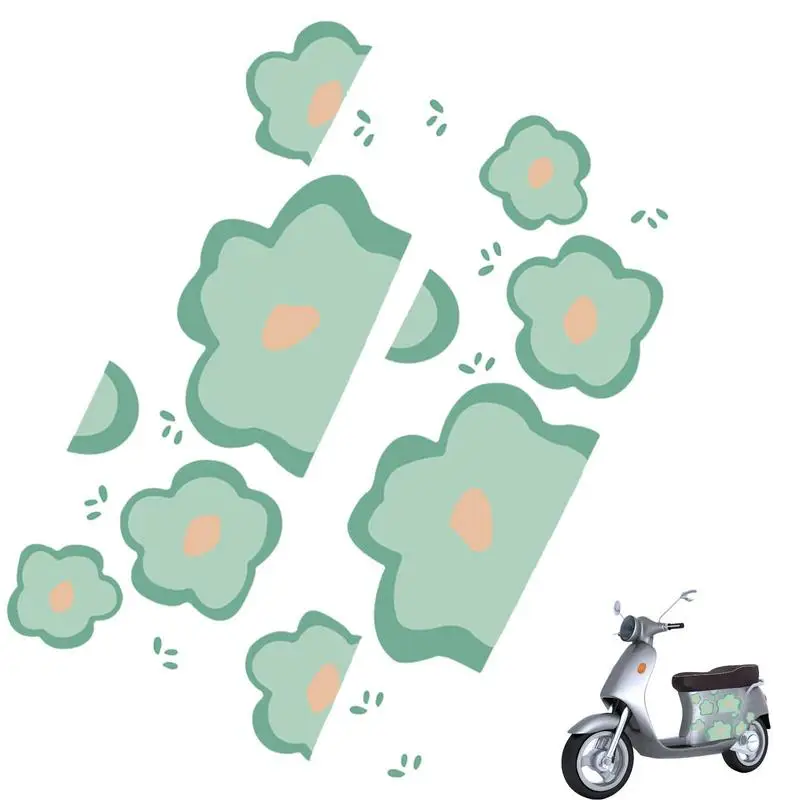 Наклейка на шлем с цветком Lovley, украшающая автомобиль стайлингом и наклейками своими руками, самоклеящаяся для мотоцикла, наклейка на мотор мотоцикла, ноутбук