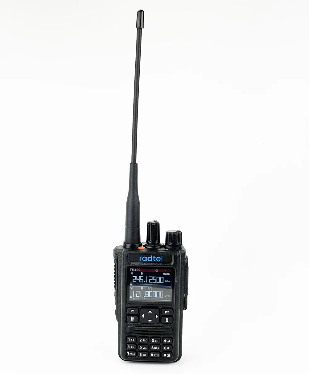 Нет GPS/Bluetooth Radtel RT-490 Шестиполосная любительская Ветчина 2-Полосные радиостанции 256 канального авиационного диапазона Walkie-Talkie AM Air Frequency RX USB-C Изображение 2 