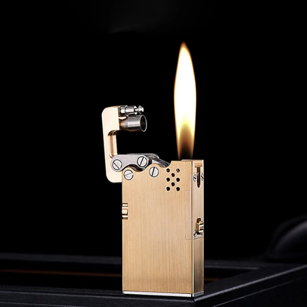 Новая винтажная металлическая Керосиновая зажигалка Flint Copper, серия масляно-бензиновых зажигалок, подарок для мужчин
