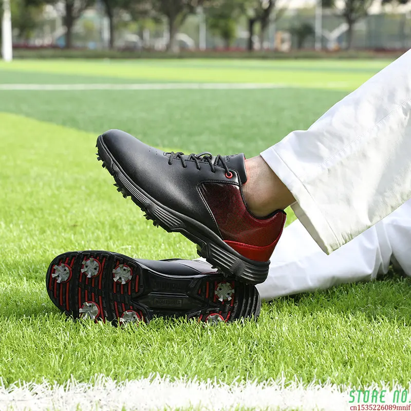 Новая водонепроницаемая обувь для гольфа, мужские кроссовки для гольфа большого размера 39-48, уличная удобная обувь для ходьбы, нескользящая