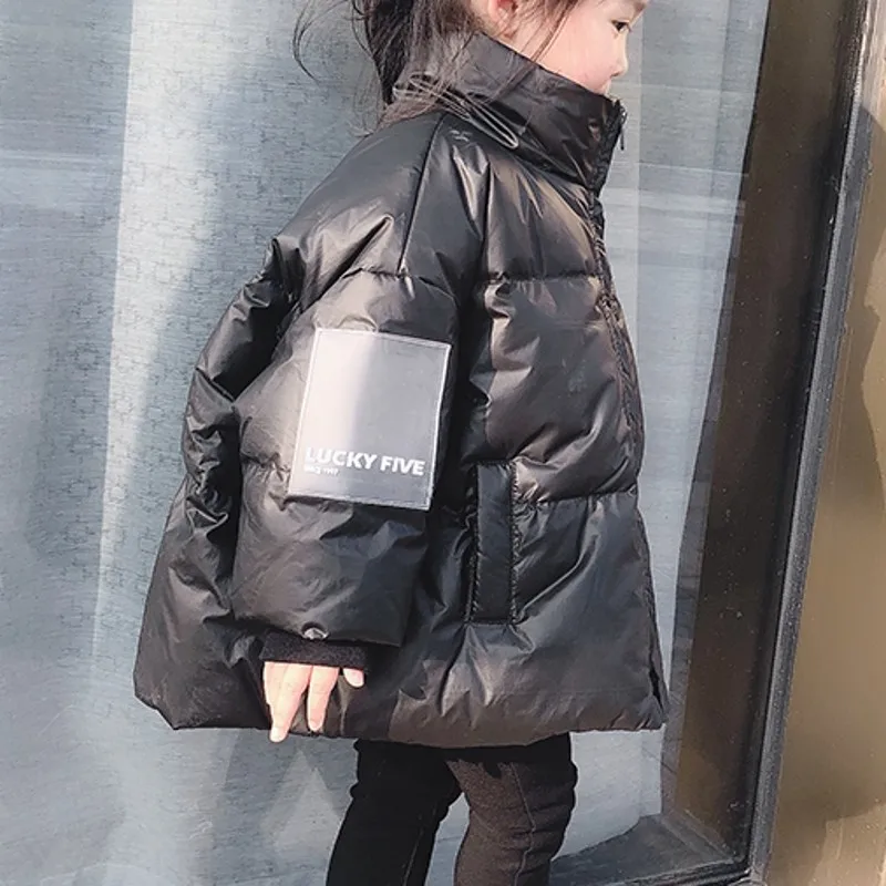 Новая зимняя куртка для девочек, детское корейское зимнее пальто для девочек с хлопковой подкладкой, WT001