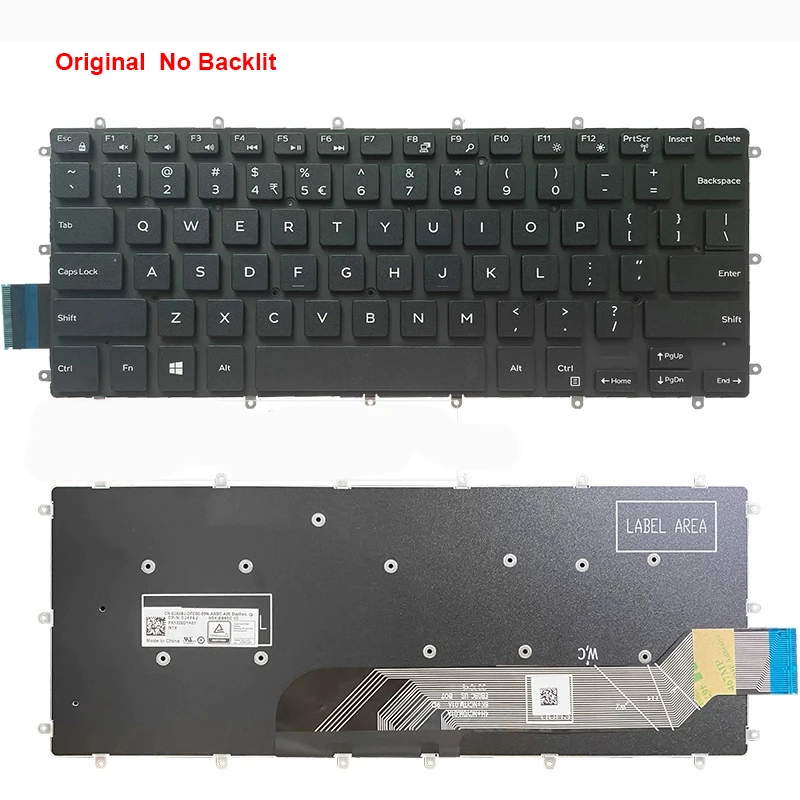 Новая оригинальная клавиатура для замены ноутбука, совместимая с Dell DELL Vostro 14 5468 5471 7466 5368 7460 7560 Изображение 1 