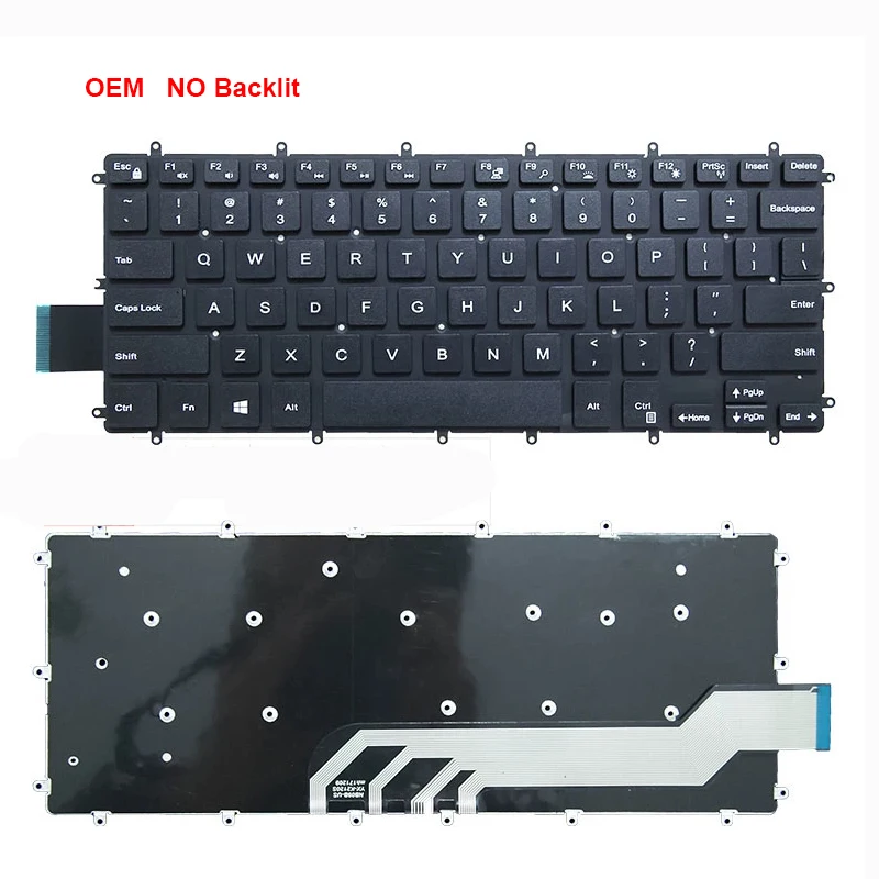 Новая оригинальная клавиатура для замены ноутбука, совместимая с Dell DELL Vostro 14 5468 5471 7466 5368 7460 7560 Изображение 3 