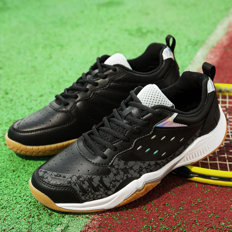 Новая профессиональная обувь для бадминтона, мужская высококачественная нескользящая обувь для настольного тенниса, легкие теннисные кроссовки для детей