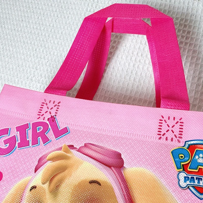 Новая сумка Paw Patrol, мультяшная подарочная сумка Chase Skye, милая нетканая детская сумка для празднования дня рождения Изображение 5 