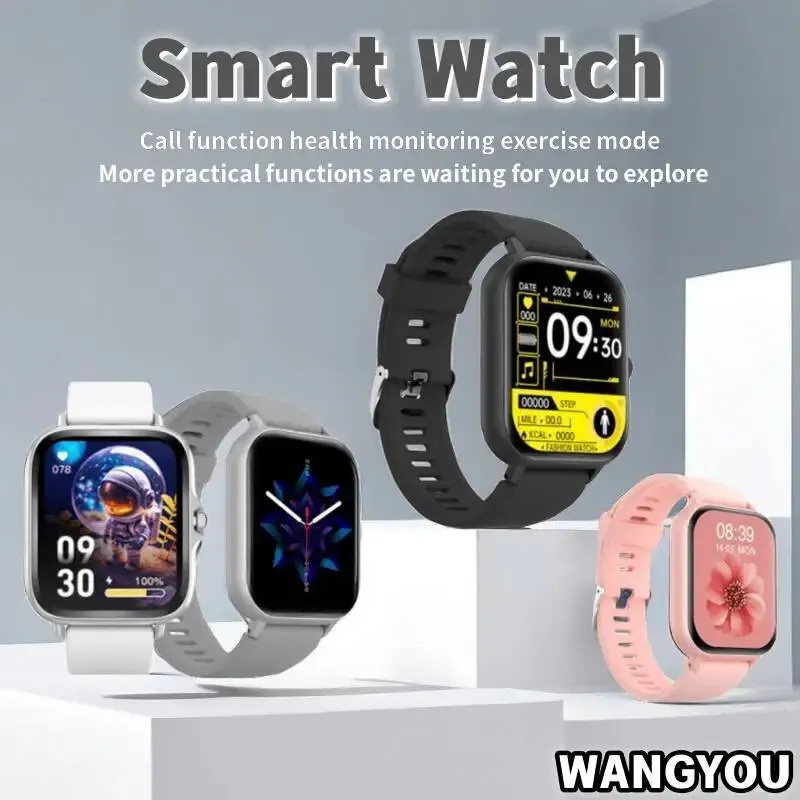 Новые смарт-часы YJ62 с сенсорным экраном, HD фитнес-трекер, модные спортивные часы в металлическом корпусе, подходящие для IOS и Android
