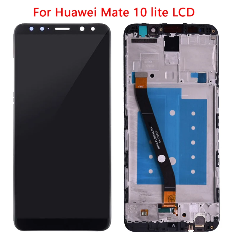 Новый Дисплей Nova 2i Для Huawei Mate 10 lite ЖК-дисплей С Рамкой В Сборе Для Ремонта Сенсорного экрана Huawei G10 Plus LCD RNE-L21 Изображение 0 