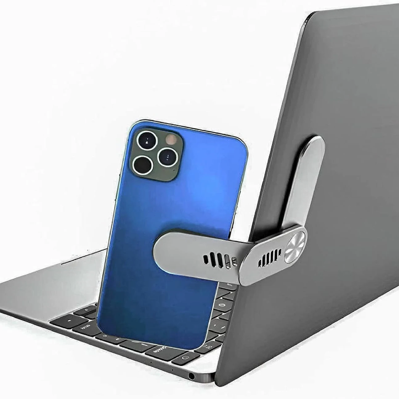 Новый Магнитный держатель для ноутбука и телефона, Зажим для бокового крепления портативного ноутбука, Регулируемый Кронштейн для расширения монитора компьютера из алюминиевого сплава