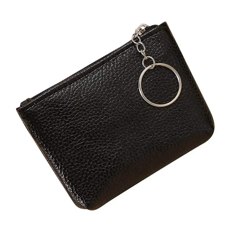 Новый женский карманный кошелек, ультратонкая сумка для карт, Корейская версия мини-кошелька, Мягкая кожаная сумка для хранения ключей и монет Изображение 4 