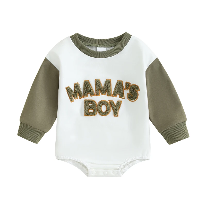 Одежда для новорожденных мальчиков, одежда для мам-мальчиков, одежда с длинными рукавами для малышей, Детская толстовка, ползунки, Осенняя Детская одежда Изображение 2 