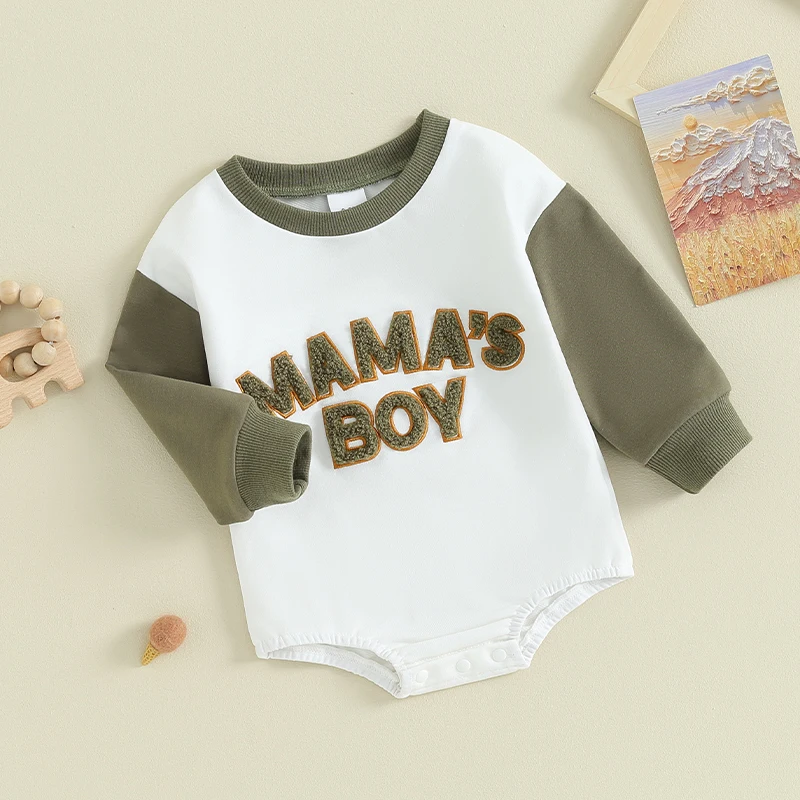 Одежда для новорожденных мальчиков, одежда для мам-мальчиков, одежда с длинными рукавами для малышей, Детская толстовка, ползунки, Осенняя Детская одежда Изображение 4 