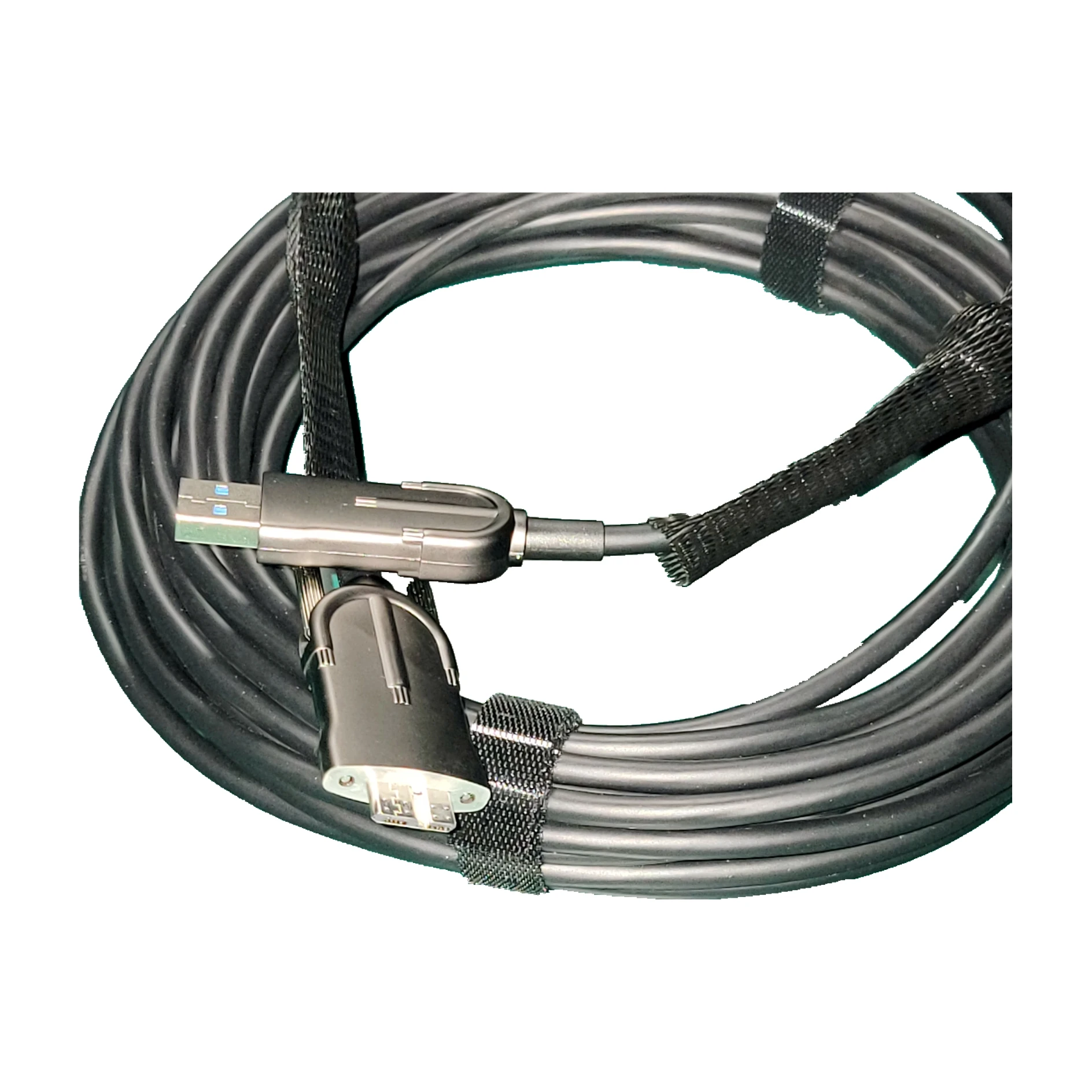 Оптоволоконная линия USB3.0 to Microb промышленная камера, высокогибкая линия сопротивления с замком, фиксированная скорость передачи 5 Гбит/с Изображение 2 