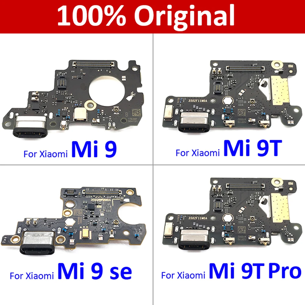 Оригинал для Xiaomi Mi 9 Mi9 9T Se Lite Разъем USB-порта для зарядки Гибкий кабель с микрофоном Запасные части