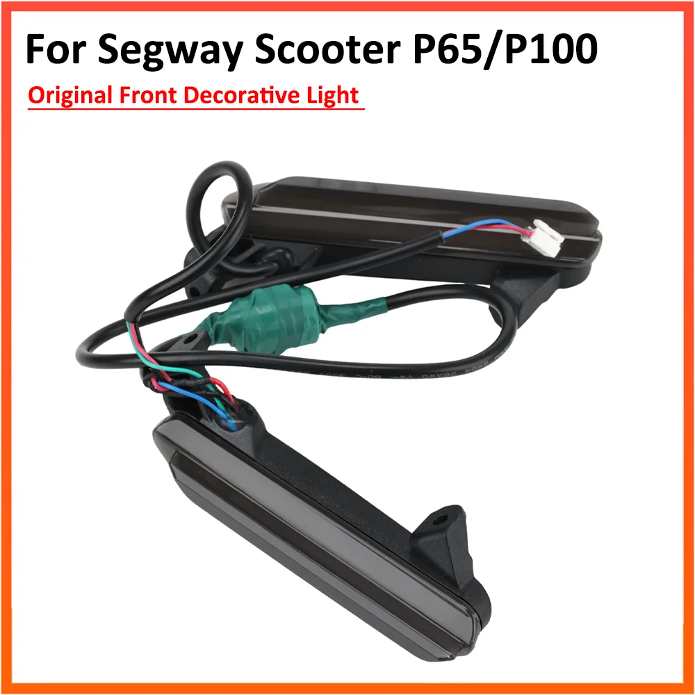 Оригинальная передняя декоративная лампа для Segway Ninebot P65 P100 Детали декоративной светодиодной сигнальной лампы для кикскутера