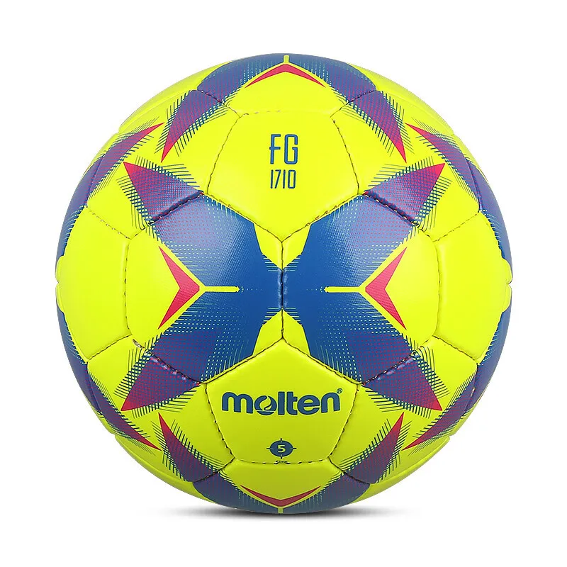 Оригинальный футбольный мяч ручной работы Molten F5R1710, стандартный размер 4/5, мягкая кожа TPU для взрослых и детей, для тренировок в помещении и на открытом воздухе.