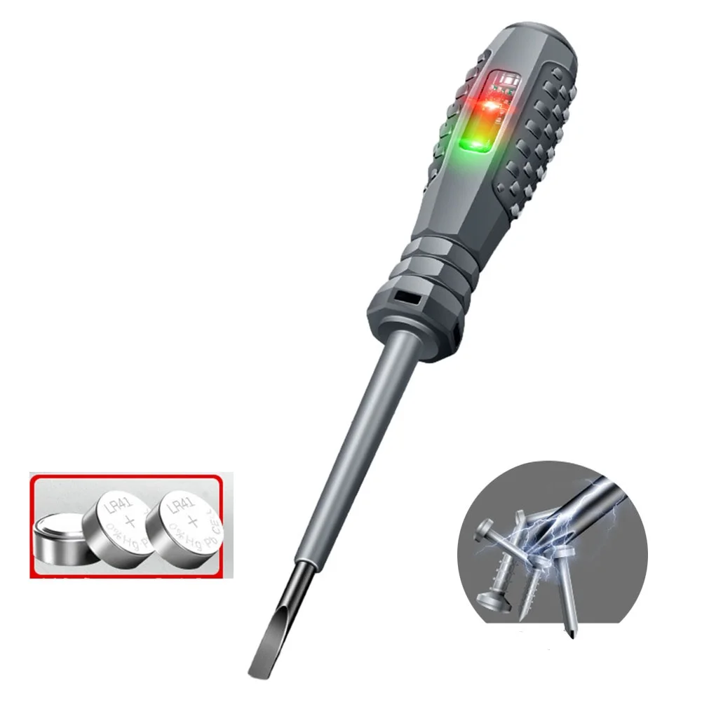 Отвертка Электрическая ручка с высоким крутящим моментом, двухцветный световой тестер, ручка-отвертка, Электрический карандаш, вольтметр, детектор магнитной биты