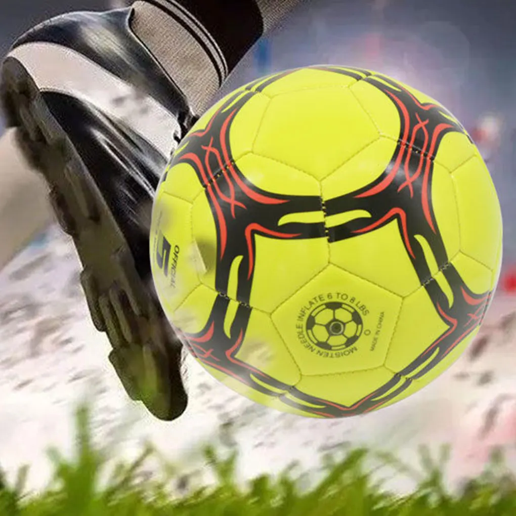 Официальный футбольный мяч - Прочный И широко используемый Для игр И тренировок Портативный ПВХ Мяч Официальный Новейший Футбольный белый тип 5 Изображение 2 