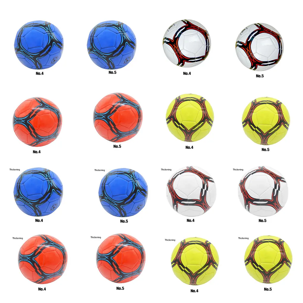 Официальный футбольный мяч - Прочный И широко используемый Для игр И тренировок Портативный ПВХ Мяч Официальный Новейший Футбольный белый тип 5 Изображение 3 