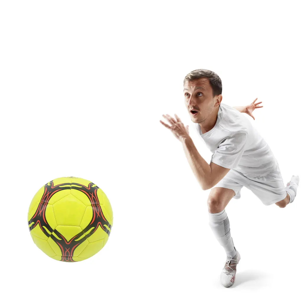 Официальный футбольный мяч - Прочный И широко используемый Для игр И тренировок Портативный ПВХ Мяч Официальный Новейший Футбольный белый тип 5 Изображение 5 