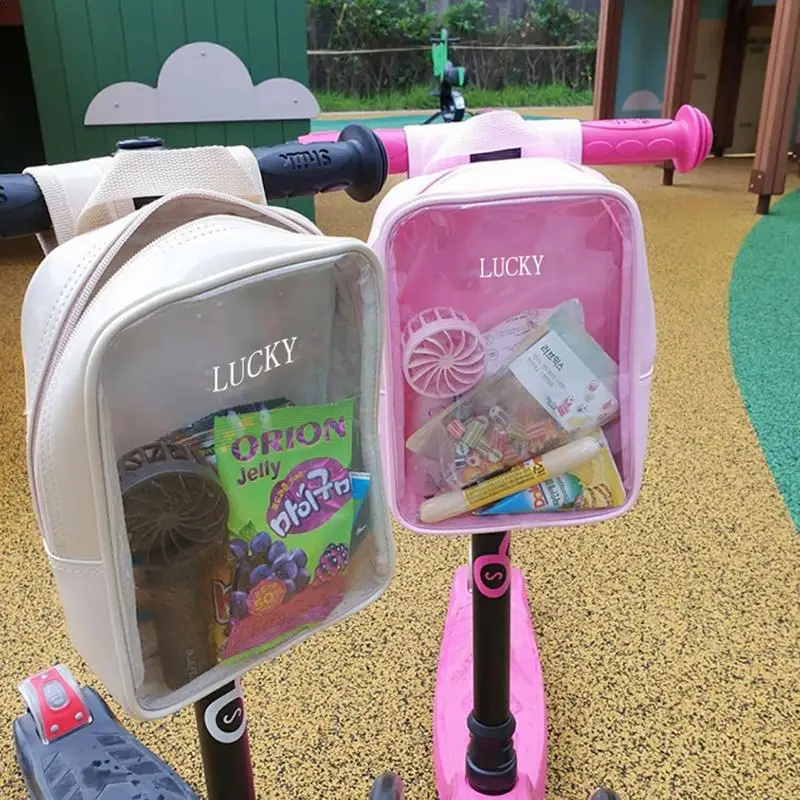 Передняя сумка для хранения детского скутера, водонепроницаемая Детская Велосипедная корзина, Мобильный телефон, сумки для хранения стаканов для воды, аксессуары для велоспорта.