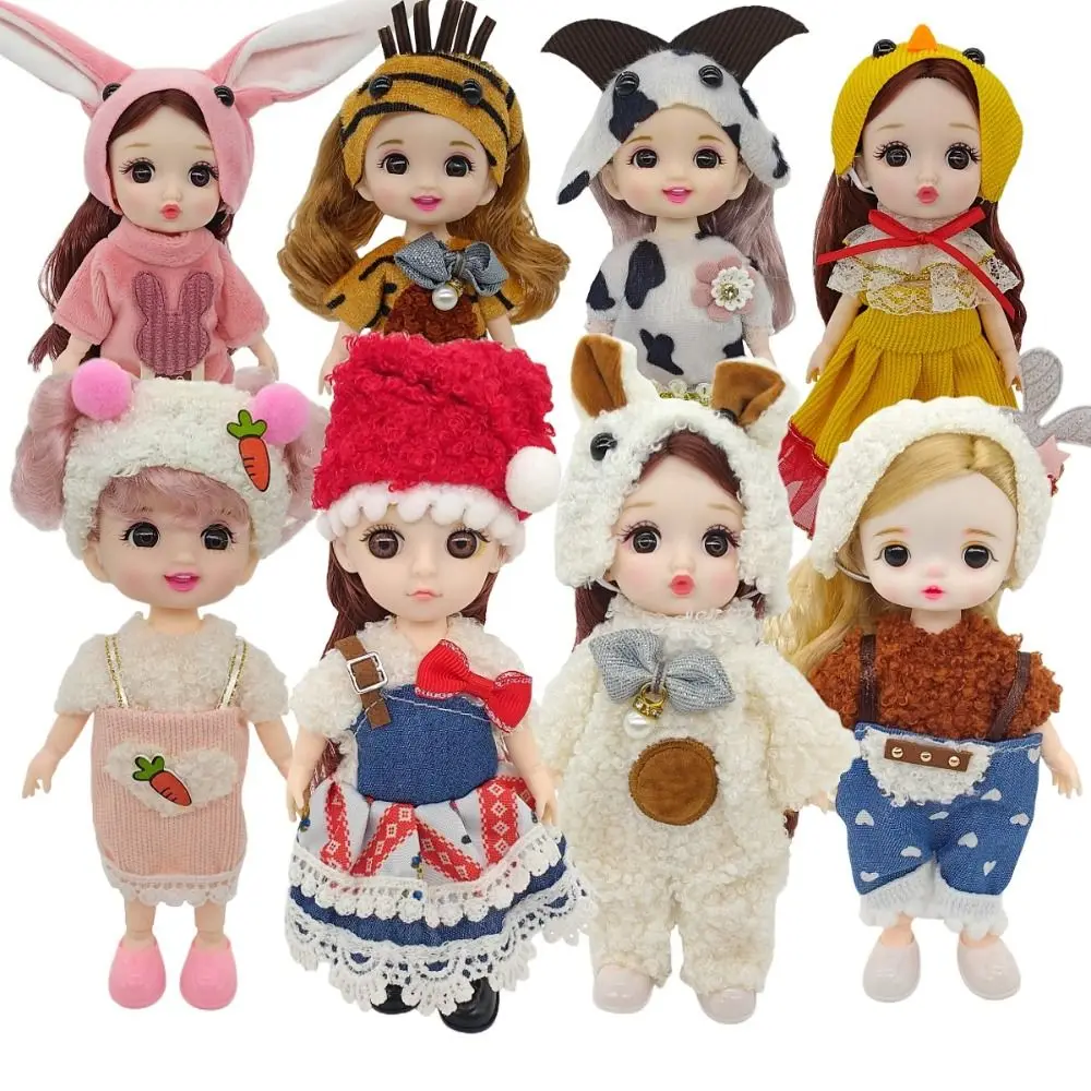 Повседневная одежда Кукольная одежда DIY Игрушки для девочек 6 стилей Модное высококачественное платье для куклы Боди 16 ~ 17 см Кукла