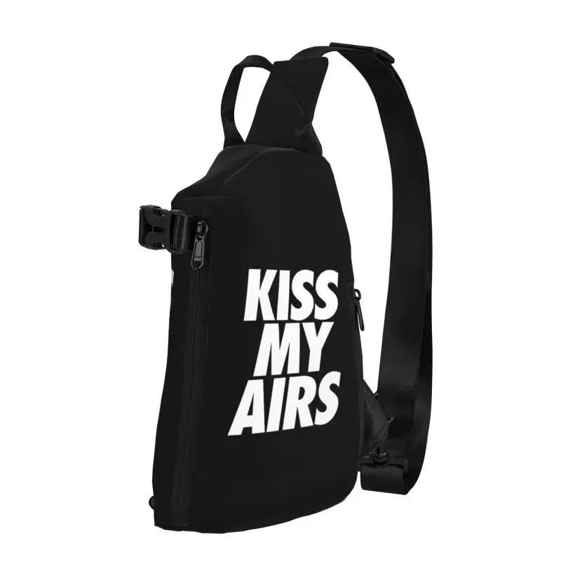 Повседневная сумка-слинг Kiss My Airs для велоспорта и кемпинга, мужской нагрудный рюкзак через плечо, наплечный рюкзак